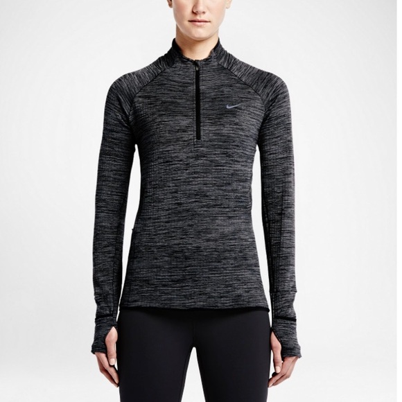 nike sphere half zip running top